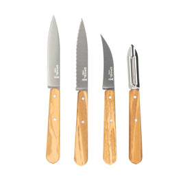 Opinel - Küchenset 4-teilig, Opinel, Les Essentiels Olive Opinel - Küchenset 4-teilig, Opinel, Les Essentiels Olive