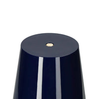 Lampe de table LED Addison Ross - Modèle Scallop - Bleu marine - 28 cm