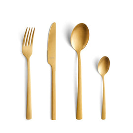 Amefa - Manille Stonewash 16-teiliges Besteckset - Gold Amefa - Stonewash PVD Gold 16-pc set in trend box - gold Amefa
