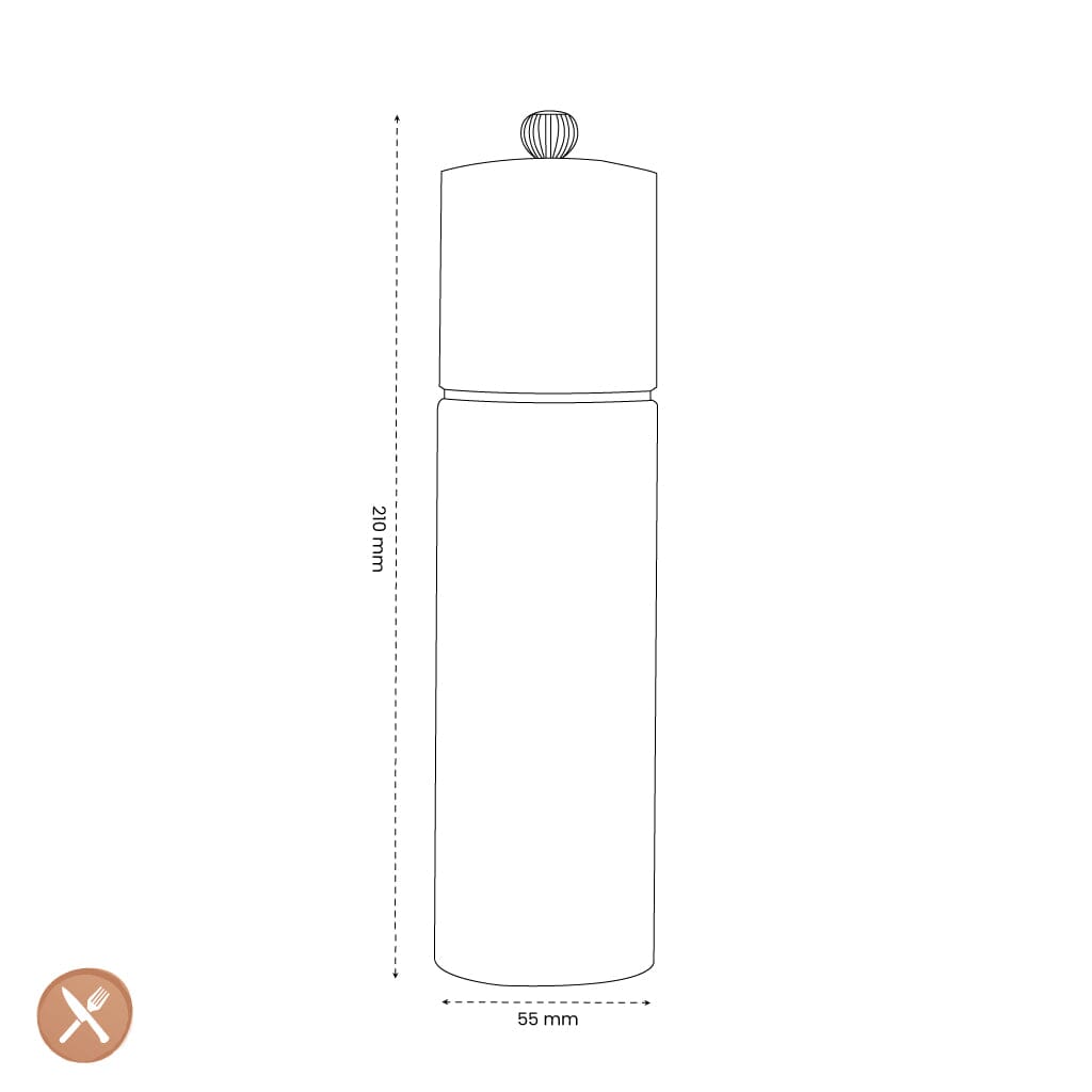 BOREAL saliegroen zoutmolen 21 cm Peugeot