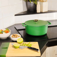 Cook & Pan - Cocotte en fonte écologique 24 cm - 4 litres