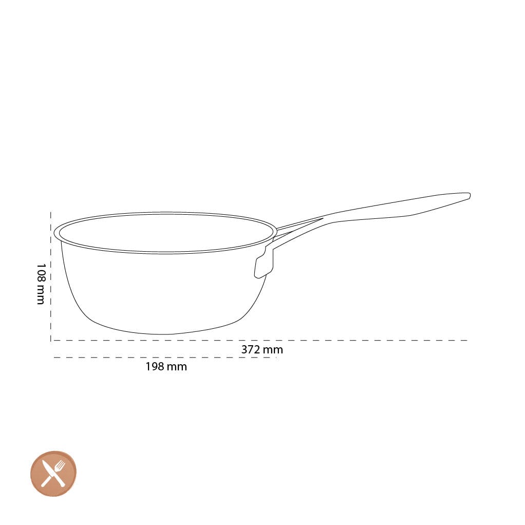 Demeyere - Industry 5 Conische sauteuse 18 cm Sauspan Demeyere