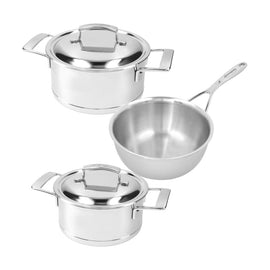 Demeyere - Silver 7 Pfannenset 3-teilig Demeyere - Silver 7 Pannenset 3-delig Pannenset Demeyere
