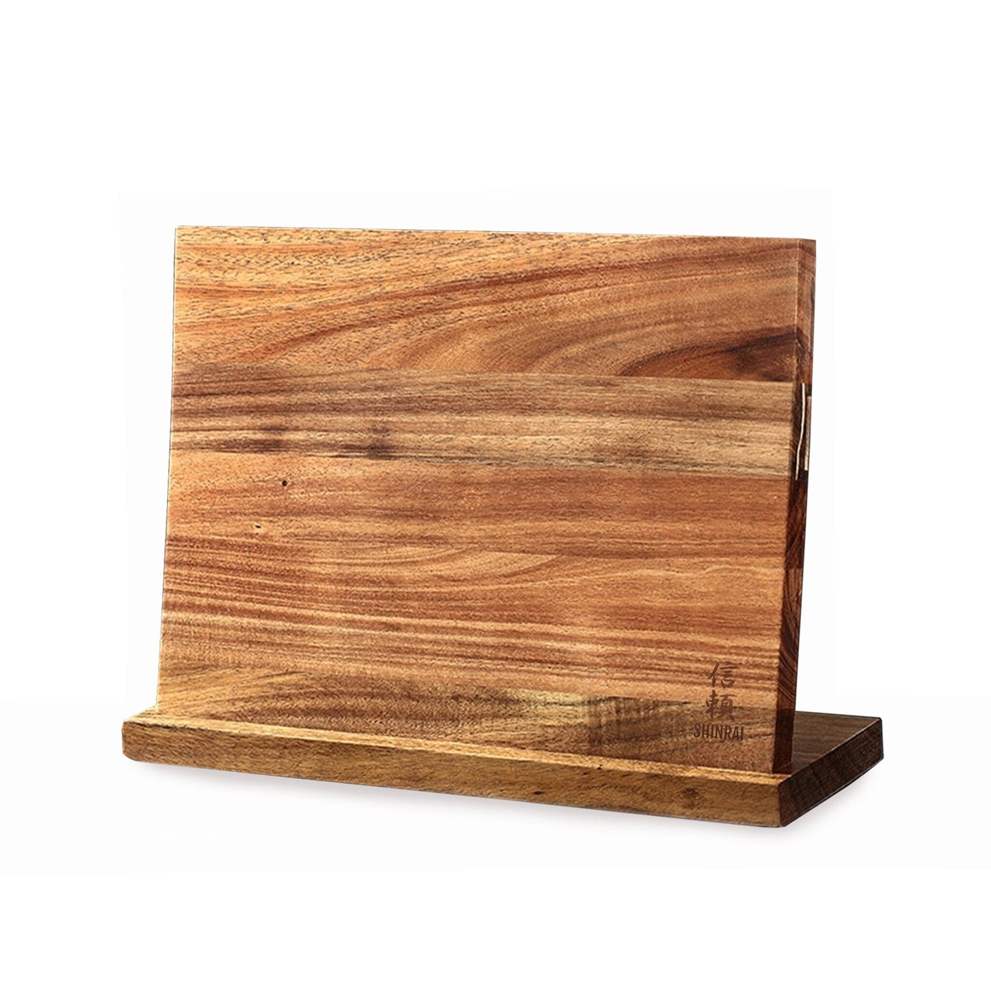 Epoxy Onyx Damascus Print 3-Delige Messenset - Combideal XXL Messenset met blok en slijpsteen Shinrai Knives