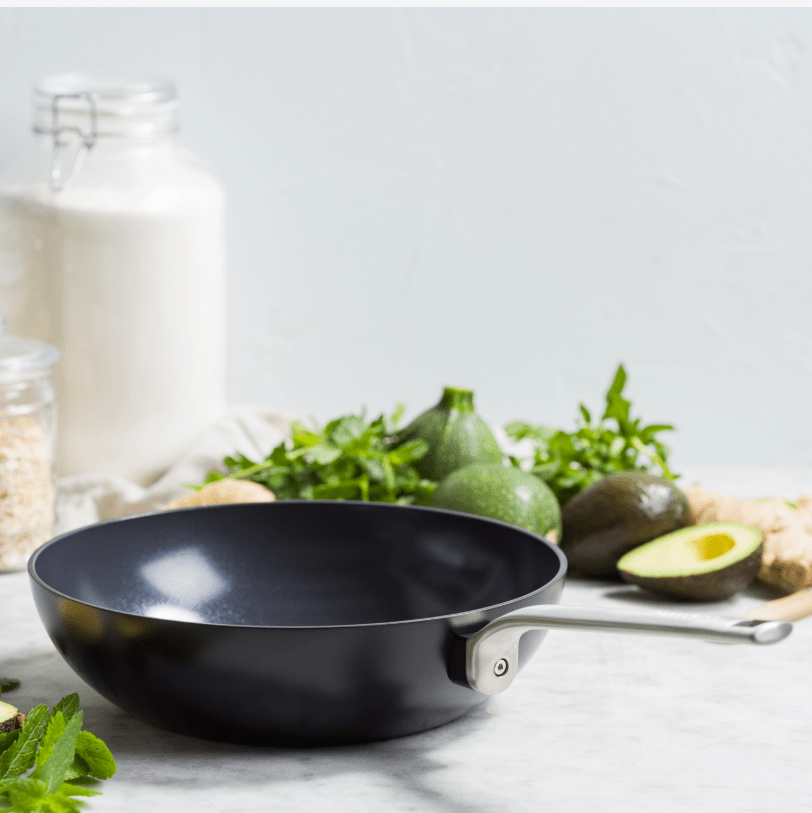 GreenPan - Barcelona Pro Wok met keramische antiaanbaklaag 28 cm Wokpan GreenPan