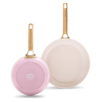 GreenPan - Padova Blush Pink 2-delige Pannenset met keramische antiaanbaklaag Pannenset GreenPan