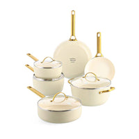GreenPan - Padova Cream White 10-delige pannenset Pannenset GreenPan