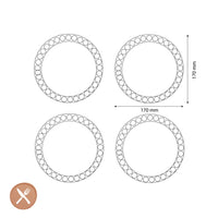 &Klevering - Jeu de 4 assiettes &Klevering