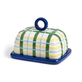 &Klevering - Butterdose kariert blau &Klevering - Botervloot ruit blauw Botervloot &Klevering