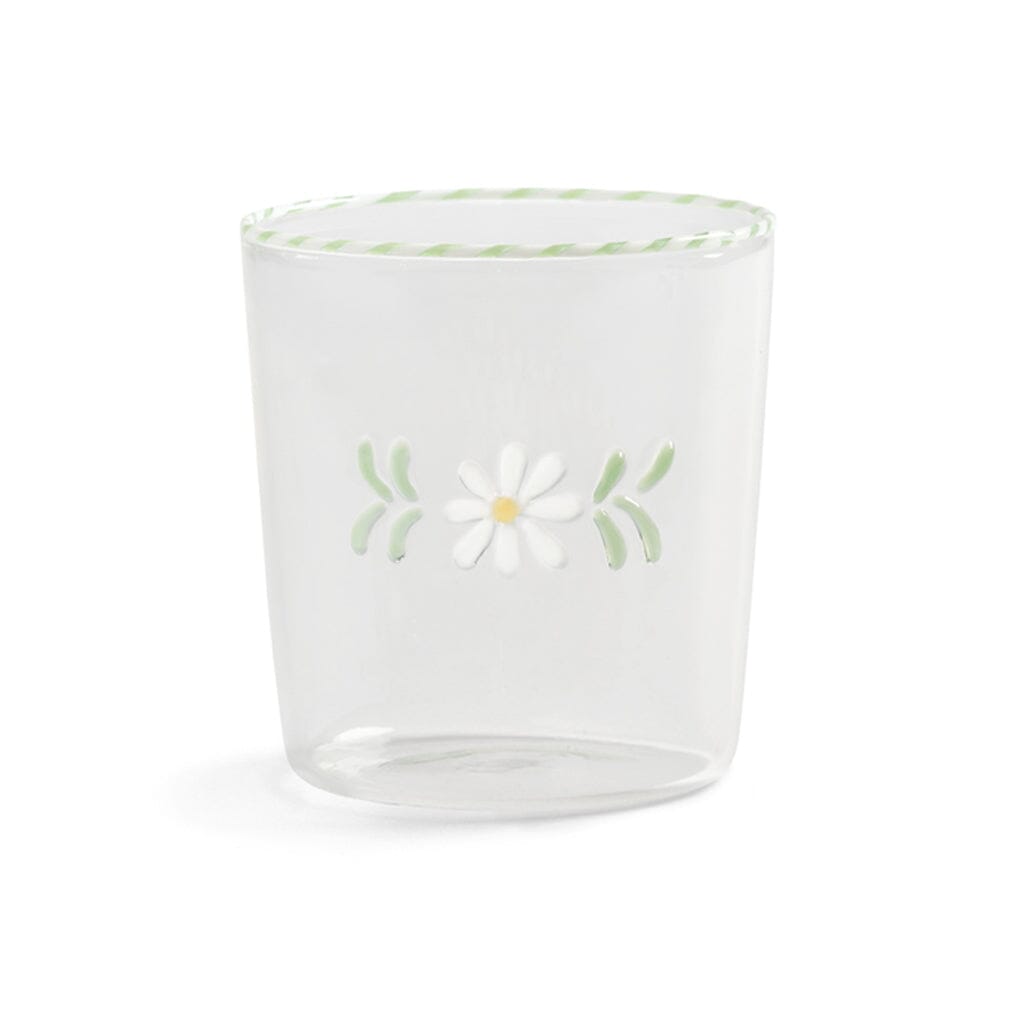 &Klevering - Glas flora wit set van 2 Drinkglazen &Klevering