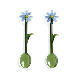 &Klevering - Löffel Flora Blau 2er Set &Klevering - Lepel flora blauw set van 2 Lepels &Klevering