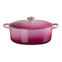Le Creuset - Braadpan Ovaal in Geëmailleerd Gietijzer - Berry - 31 cm Braadpan Le Creuset