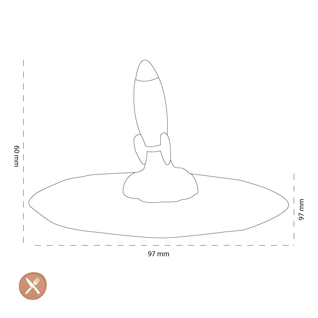 Leonardo - BAMBINI AVVENTURA Drinkglas Deksel Lila Raket Waterglazen Leonardo