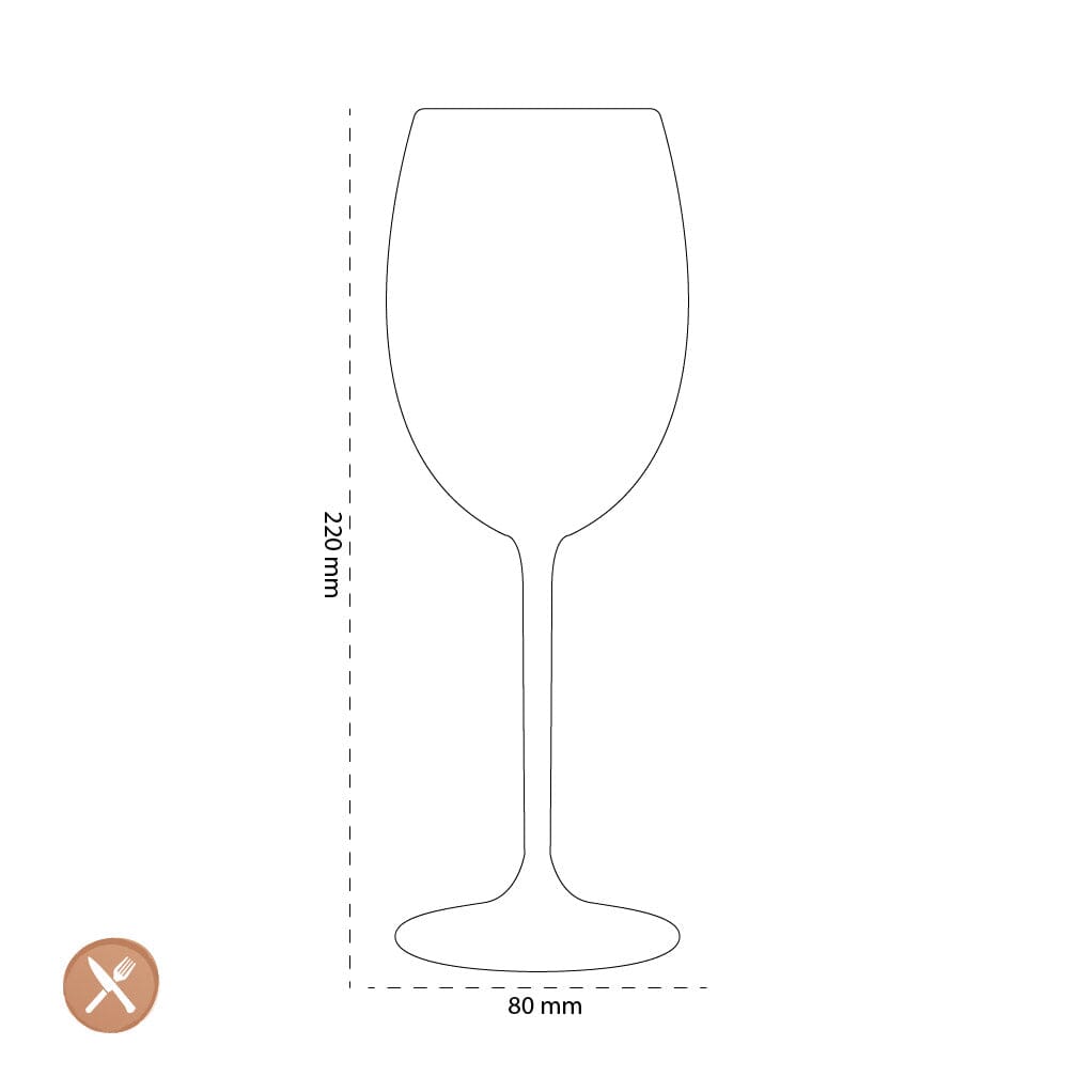 Leonardo - DAILY Witte Wijnglazen 370ml - 6 stuks Witte wijnglazen Leonardo