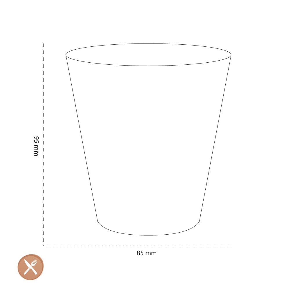 Leonardo - Drinkglazen set Twist 4 delig 215ml Waterglazen Leonardo