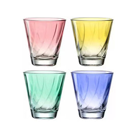 Leonardo - Trinkglas 215ml Twist - 4 Stück Leonardo - GB/4 WH Tumblers 215ml 046974 ass. Leonardo