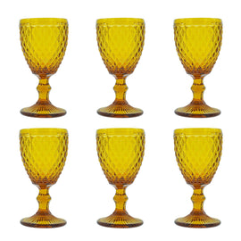 Medard de Noblat - Diamond Weinglas 20 cl Gelb (6er-Set) Medard de Noblat - Diamond - Wine Glass 20cl - Amber (set of 6) Medard de Noblat
