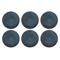 Medard de Noblat - Feeling Indigo Dessertbord 21 cm (set van 6) Dessertborden Medard de Noblat