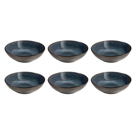 Medard de Noblat - Feeling Indigo - Pastateller 18 cm (6er-Set) Medard de Noblat - Feeling Indigo - Pastaborden 18 cm (set van 6) Pastaborden Medard de Noblat