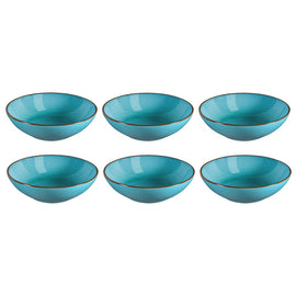 Medard de Noblat - Feeling Turquoise Pastateller 18 cm (6er-Set) Medard de Noblat - Feeling Turquoise Pastaborden 18 cm (set of 6) Pastaborden Medard de Noblat