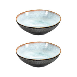 Medard de Noblat - Shadow Aqua Salatschüssel 24 cm (2er-Set) Medard de Noblat - Shadow Aqua Saladeschaal 24 cm (set van 2) Schalen Medard de Noblat