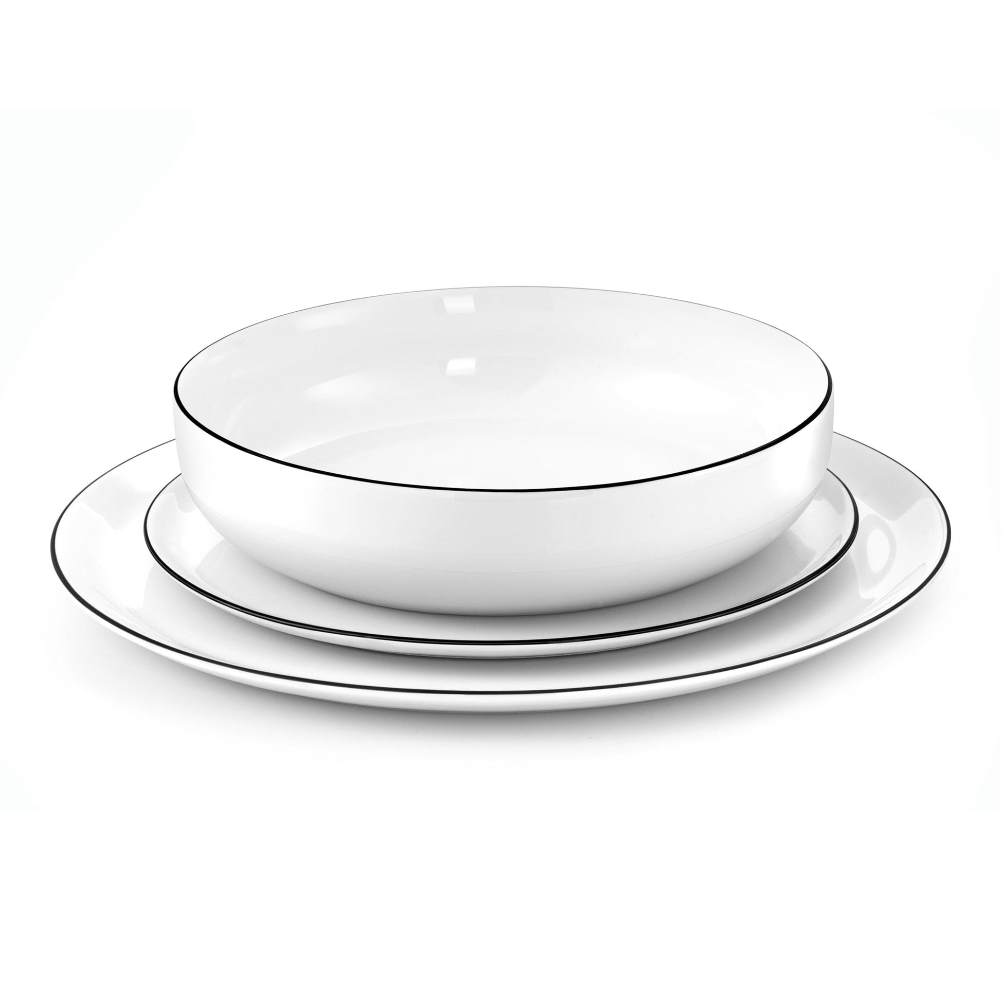 Medard de Noblat - Yaka Black Dessertbord 21.5 cm (set van 6) Dessertborden Medard de Noblat