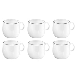 Medard de Noblat - Yaka Black - Kaffee- & Teetasse 20 cl (6er-Set) Medard de Noblat - Yaka Black Kofie & Theekop 20 cl (set van 6) Koffie/Theekoppen Medard de Noblat