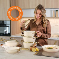Cook & Pan Vanilla Koekenpannenset 3-delig