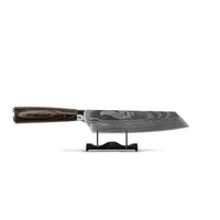 Couteaux Shinrai - Coffret de 2 couteaux à motif damassé - Kiritsuke + couteau d'office