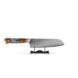 Shinrai Knives - Eclipse Series Damascus Santokumesser 18 cm Shinrai Knives - Eclipse Series Damascus Santokumes 18 cm Santokumes Shinrai Knives