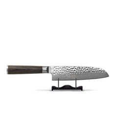 Shinrai Knives - Gehämmertes Damast BR Damast Santoku 18 cm Shinrai Knives - Hammered Damast BR Santoku mes 18 cm Santokumes Shinrai Knives