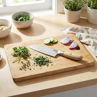 Couteaux Shinrai - Couteau Santoku Hikari Damas 18 cm Couteau Santoku Couteaux Shinrai