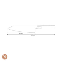 Shinrai Knives - Kurayami Damascus Kiritsukemes 20 cm Kiritsukemes Shinrai Knives