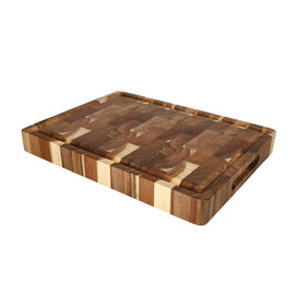 Shinrai Knives - Luxus-Schneidebrett Akazienholz - Hirnholz - 41 x 30 x 4,5 cm Shinrai Knives - Luxe Snijplank Acaciahout - Kopshout - 41 x 30 x 4.5 cm Houten snijplank Shinrai Knives