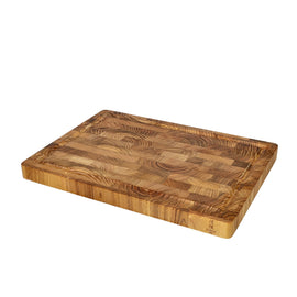 Shinrai Knives - Luxus-Schneidebrett Teakholz - Hirnholz - 35 × 25 × 2,5 cm Shinrai Knives - Luxe Snijplank Teak hout - Kopshout - 35 × 25 × 2.5 cm Houten snijplank Shinrai Knives