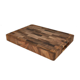 Shinrai Knives - Luxus-Schneidebrett Walnussholz - Hirnholz - 40 x 30 x 4,5 cm Shinrai Knives - Luxe Snijplank Walnotenhout - Kopshout - 40 x 30 x 4.5 cm Houten snijplank Shinrai Knives