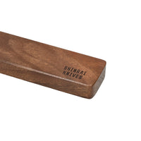 Shinrai Knives - Messenmagneet Muurstrip 40 cm - Walnotenhout Magneetstrip messen Shinrai Knives