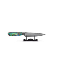 Shinrai Knives - Parelmoer Jewels Serie 5-delige Damascus Messenset Messenset Shinrai Knives