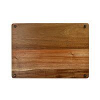 Shinrai Knives - Snijplank Acacia hout - Kopshout - 35 × 25 × 2.5 cm - Type 1 Houten snijplank Shinrai Knives