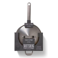 Skottsberg - Stainless Steel Hapjespan 28 cm met deksel Hapjespan Skottsberg