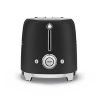Smeg - Broodroosters | Mat Zwart | Jaren 50 | Toaster 2x2 Broodrooster Smeg