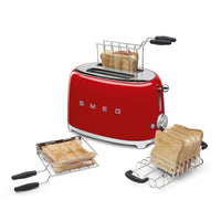 Smeg - Broodroosters | Rood | Jaren 50 | Toaster 2x2 Broodrooster Smeg
