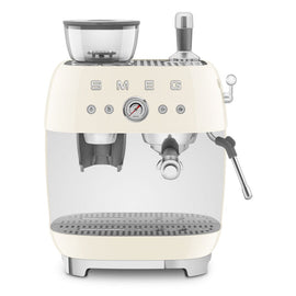 Smeg - Espressomaschine | Creme | 1950er Jahre | Manuelle Espressomaschine Smeg - Espressomachine | Crème | Jaren 50 | Handmatige espressomachine met geïntegreerde bonenmaler Handmatige Espressomachine Smeg
