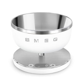 SMEG - Digitalwaage 5KG Mattweiß SMEG - Weegschaal Digitaal 5KG Mat Wit Keukenweegschaal Smeg