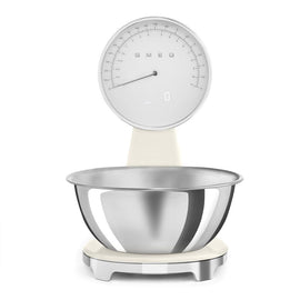 SMEG - Waage Digital 50er Creme SMEG - Weegschaal Digitaal Jaren 50 Crème Keukenweegschaal Smeg