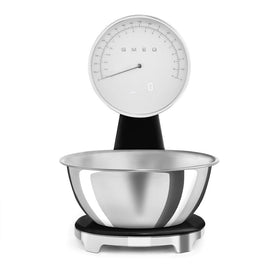 SMEG - Waage Digital 50er Schwarz SMEG - Weegschaal Digitaal Jaren 50 Zwart Keukenweegschaal Smeg