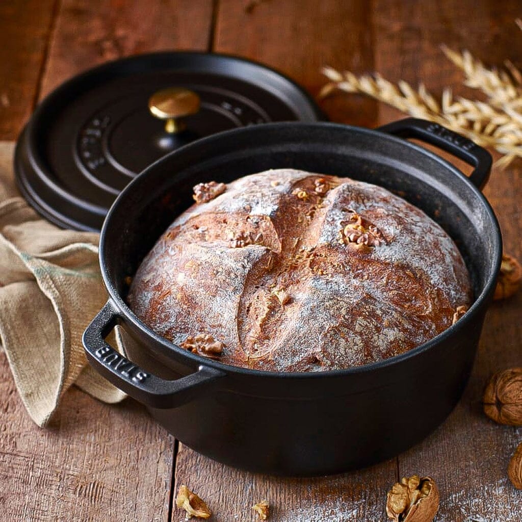 Staub - Ronde cocotte 28 cm - zwart Staub