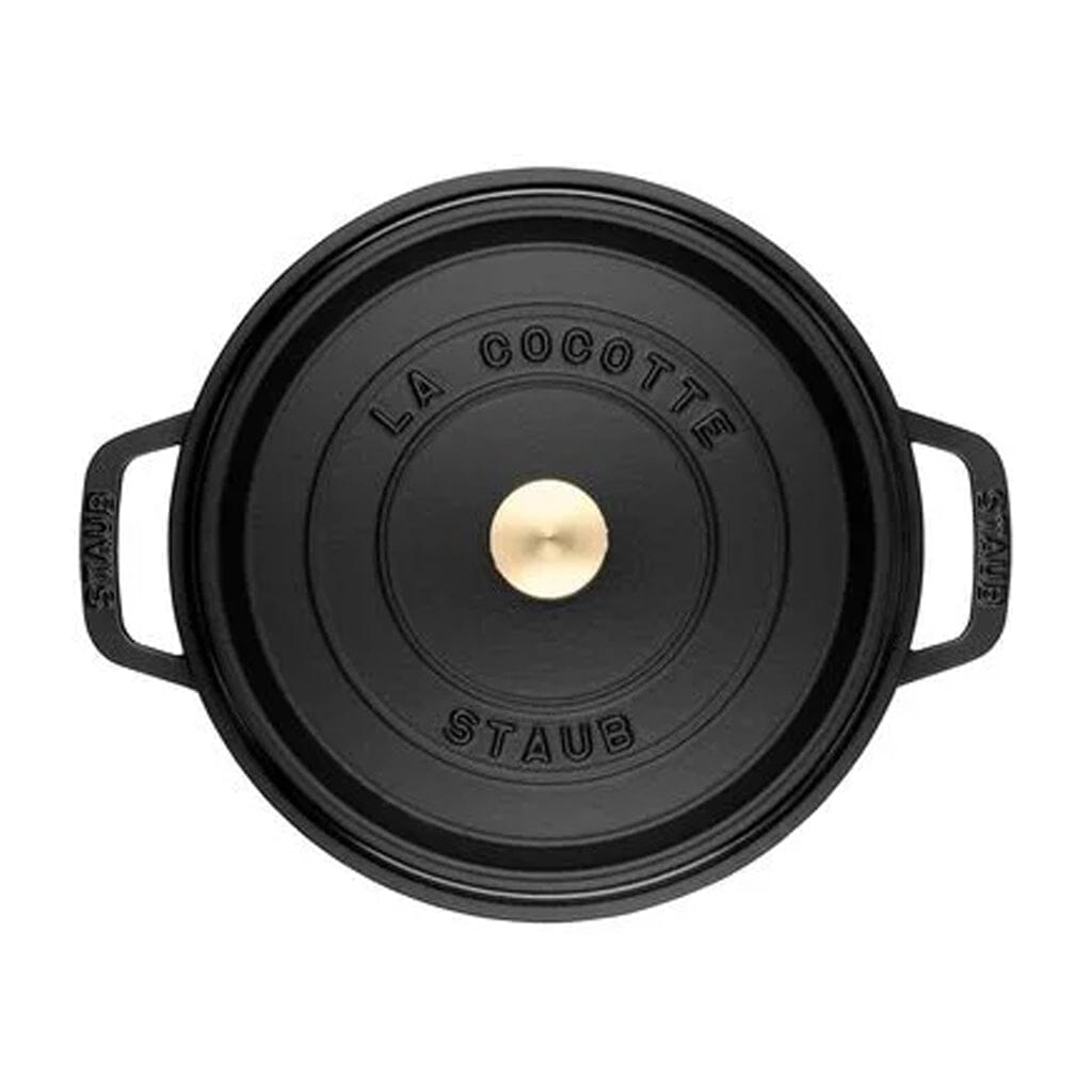 Staub - Ronde cocotte 28 cm - zwart Staub