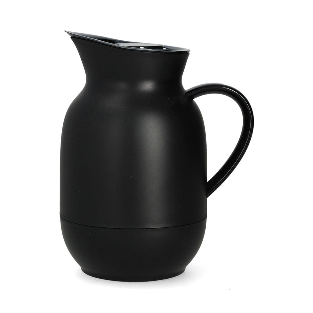 Stelton - Amphora Thermoskan 1 l. - Zacht Zwart Thermoskan Stelton