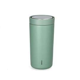 Stelton - To Go Click Vakuum-Isolierbecher 0,4 l staubgrau Stelton - To Go Click Thermosfles 0.4 l. - Stoffig Grijs Thermosfles Stelton